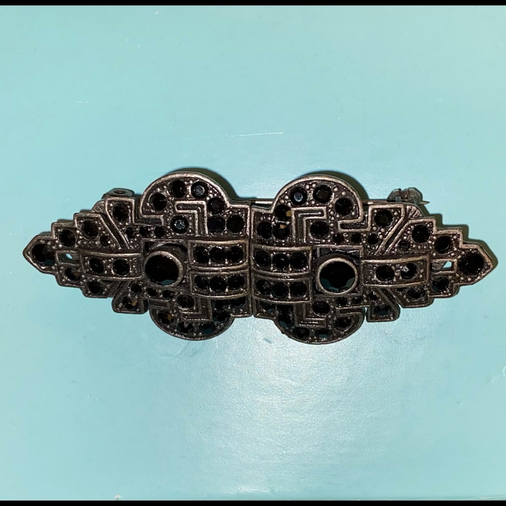 Bails Connectors Pin Brooch